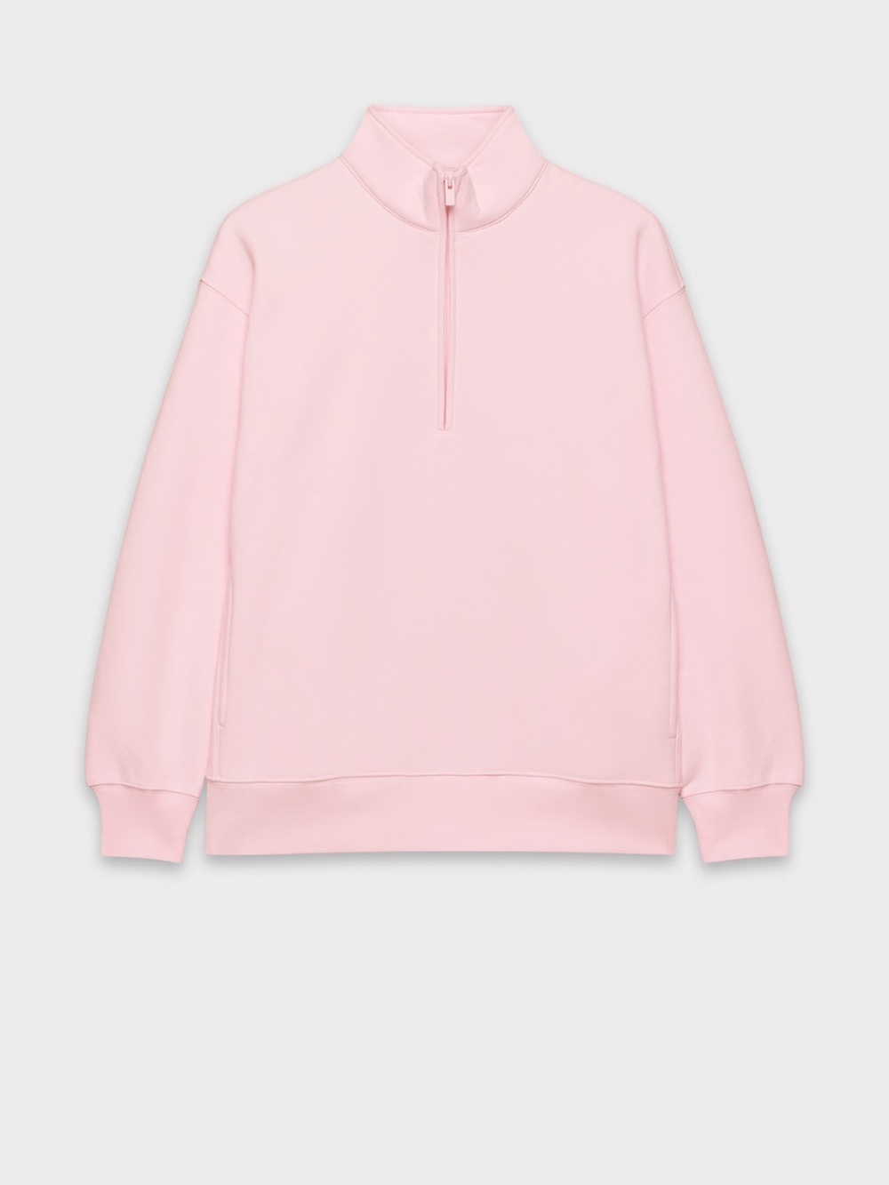 Aritzia Cozy Sweatfleece Boyfriend 1/2 Zip